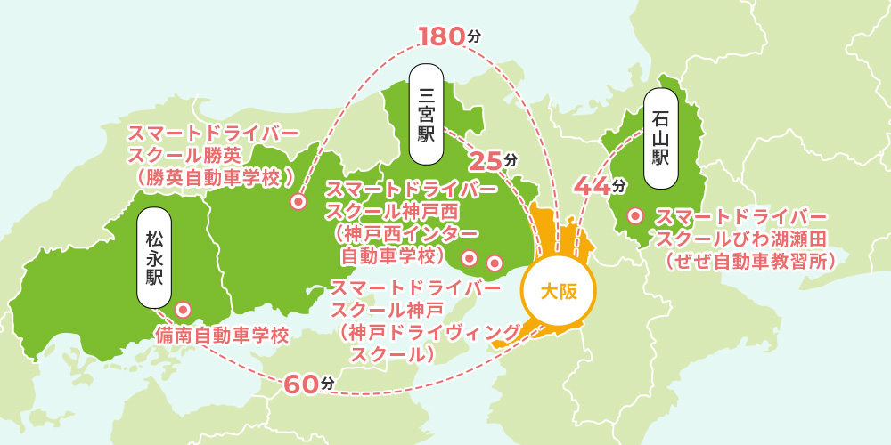 大阪出発激チカ教習所