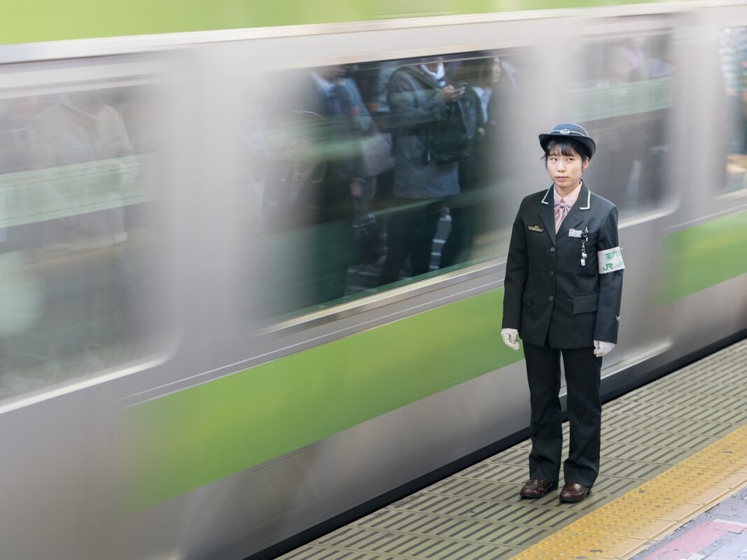 Attendant in Public transport in Japan